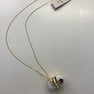 Kate Spade New Picnic Basket with Strawberries Necklace